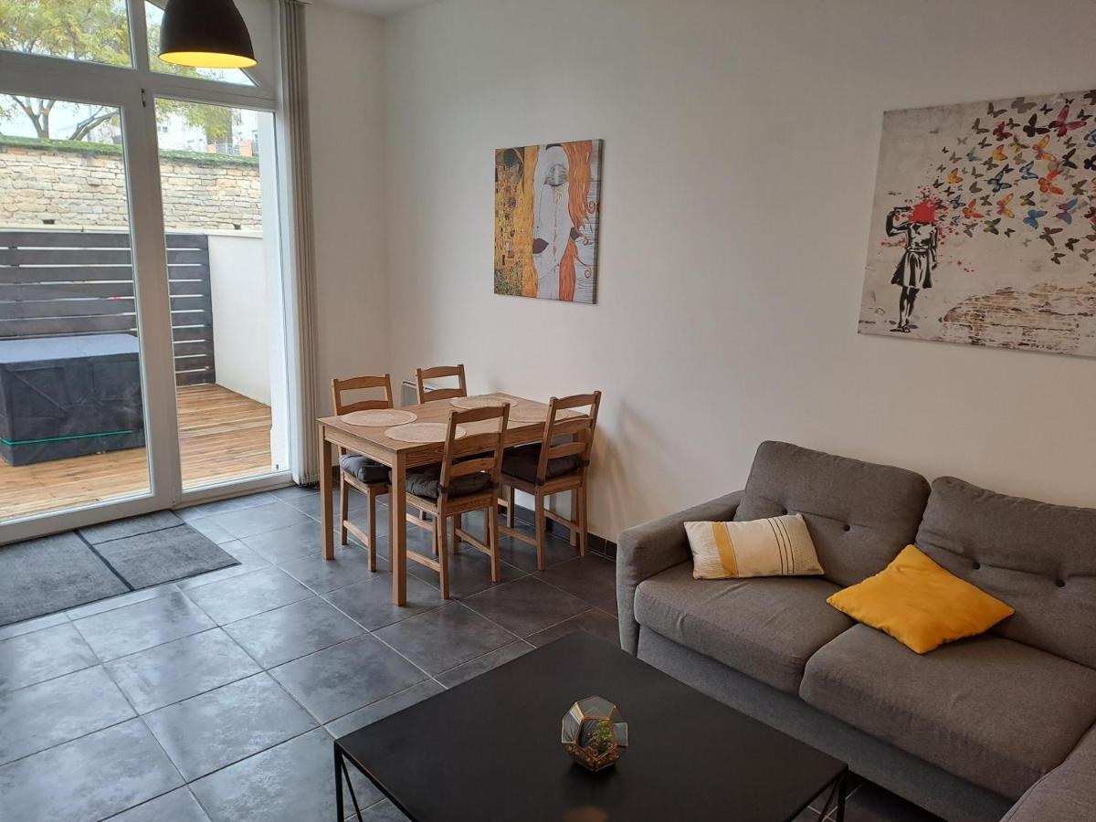 Bel Appartement Grande Terrasse Avec Parking A Dijon Eksteriør billede